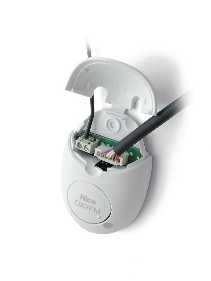 Recepteur Pré Câblé 2 Canaux 433.92Mhz NICE Avec Mémoire 256 Codes NICE