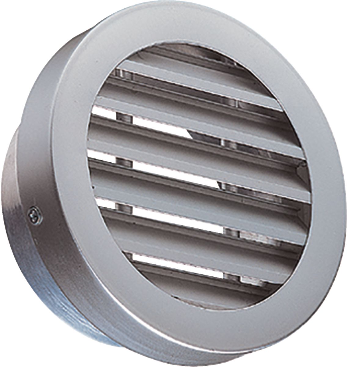 ALDES Grille extérieure murale circulaire en aluminium anodisé Prise air neuf/rejet air ALDES Grille extérieure murale circulaire en aluminium anodisé Prise air neuf/rejet air
