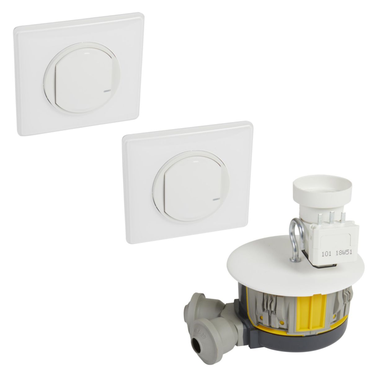 LEGRAND Legrand kit Modul'up avec 1 boite Modul'up + 1 DCL radio