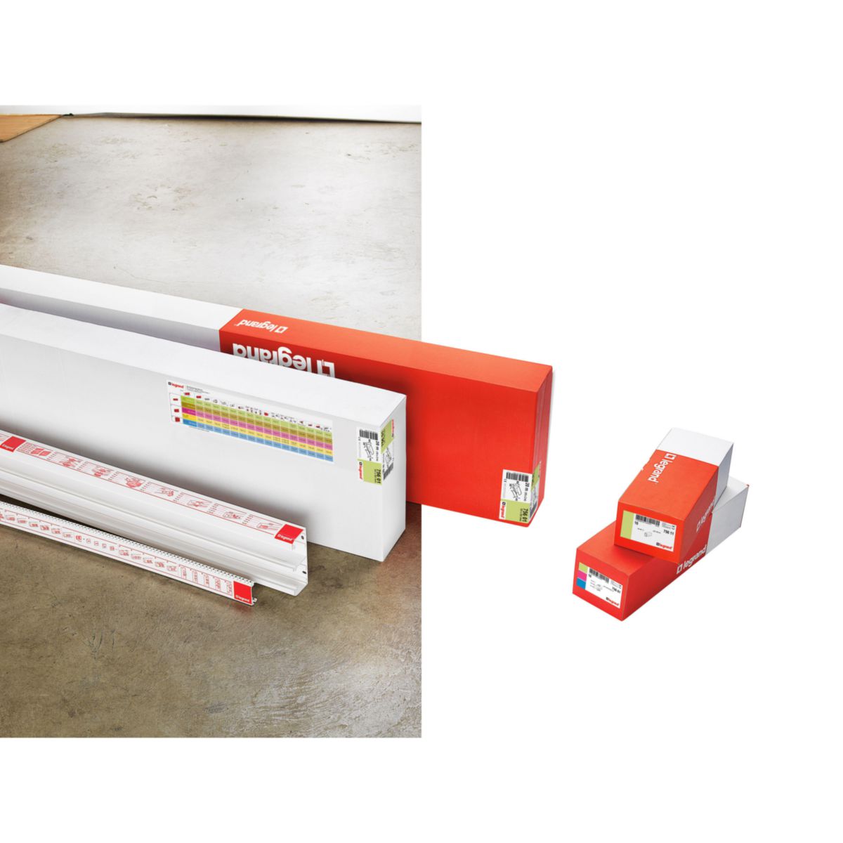 Embout gauche ou droit pour goulotte à clippage direct 50x80 Ref.075611