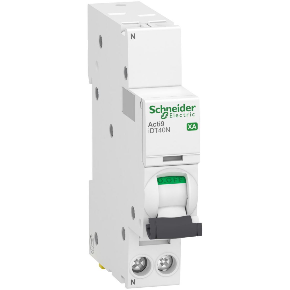 Action Schneider Elec SCHNEIDER ELECTRIC - ACTI9 iDT40N XA - disjoncteur modulaire - auto/vis