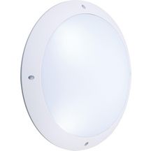 Hublot Led - 12 W - 3000 K - avec détecteur de mouvement hyper-fréquence - IP66 - IK10 - blanc Réf. 0772