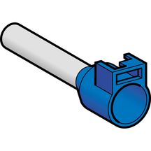 Embout de câblage pour porterepères format moyen 50 mm² bleu réf. DZ5CA502