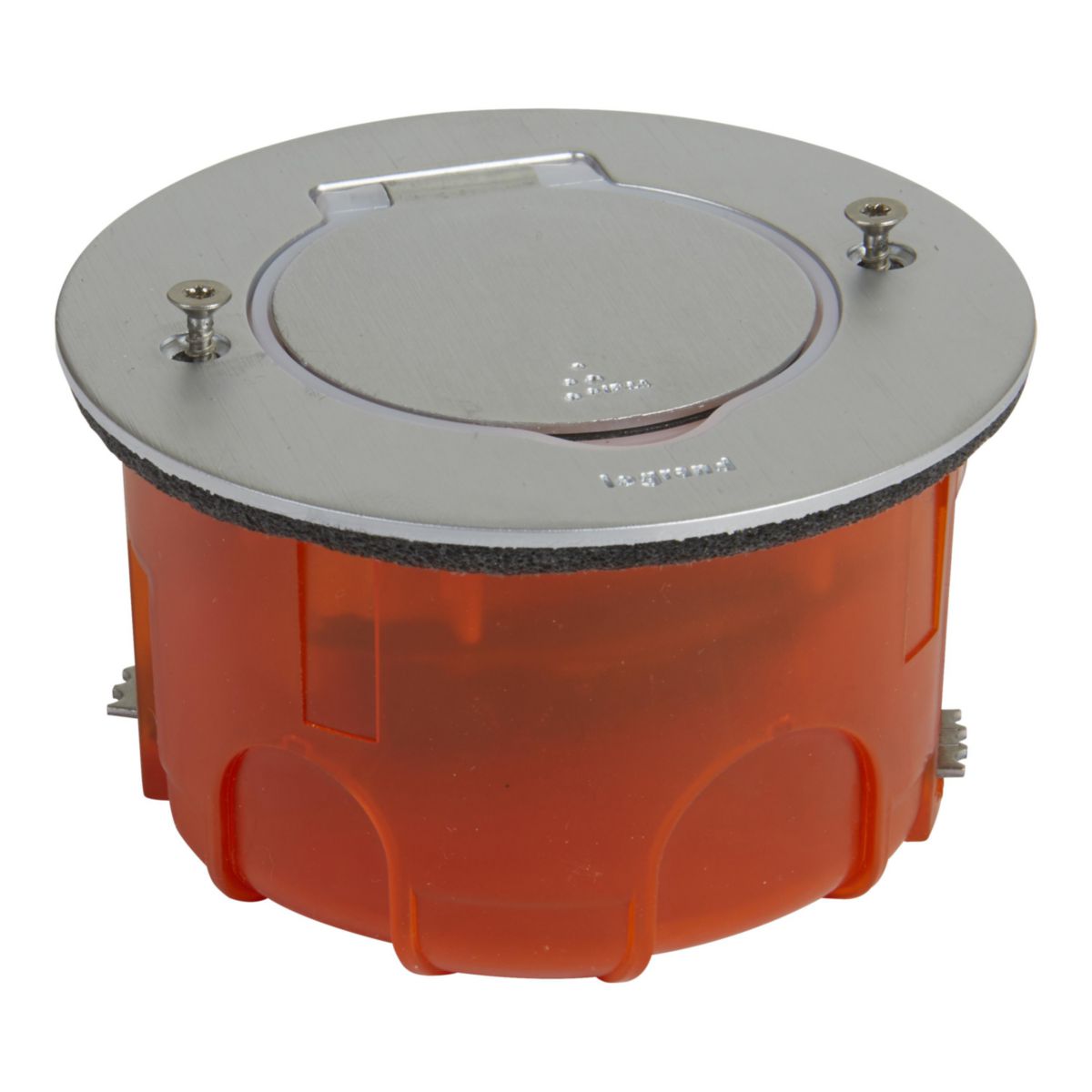 LEGRAND Kit prise de sol composé de 1 prise de courant inox étanche IP44 avec clapet de