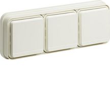 Prise de courant Cubyko - triple - 3x2P+T - Réf WNE123B