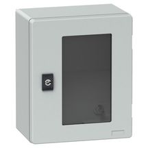 Thalassa plm - coffret polyester 308 250 160 - porte vitrée - ip66 ral 7035 Réf NSYPLM3025TG