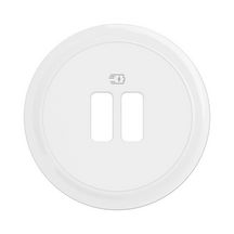 Enjoliveur prise USB simple ou double Céliane - Blanc - Réf : CB0154