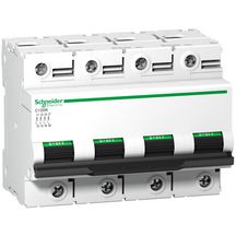 Disjoncteur c120n 4p 63 a, courbe c, 10 ka réf. A9N18371