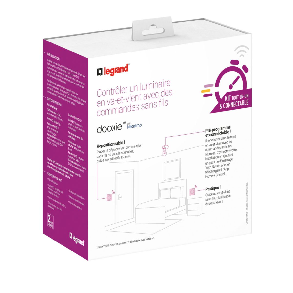 LEGRAND Legrand kit Modul'up avec 1 boite Modul'up + 1 DCL radio