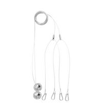 Kit de suspension pour panel Led - suspension réglable par vis jusqu'à 1,5 m Réf. 402928