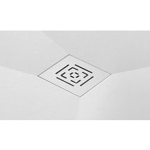 Receveur Alterna Daily'O 120 x 90 cm ardoise blanc