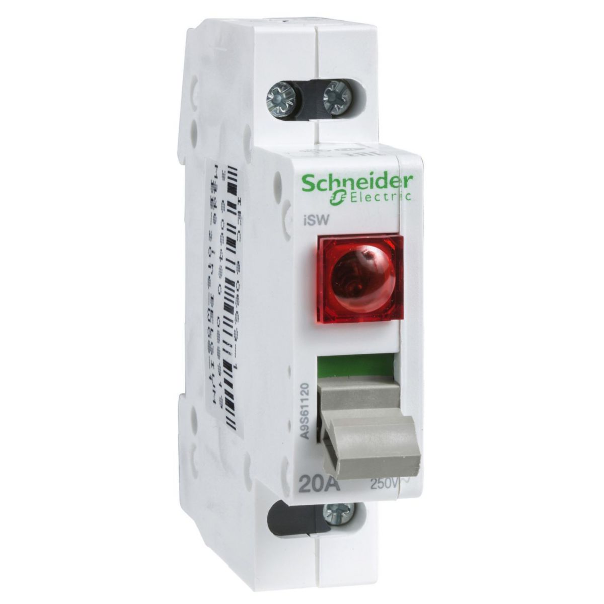 SCHNEIDER ELECTRIC - Isw Interrupteur a voyant 2p 20a mg a9s61220 | CDL ...