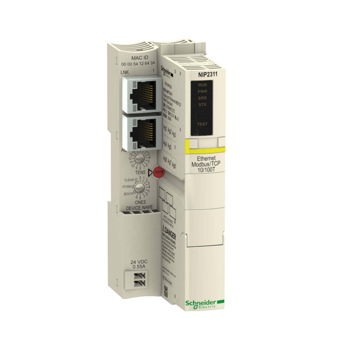 SCHNEIDER ELECTRIC Dualport Réf. STBNIP2311 CDL ELEC