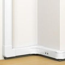Goulotte 50x80 à clippage direct 1 couvercle 45 mm L. 2 m blanc Ref.075601