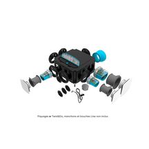 Groupe Hygrogenius Flex - VMC simple flux Hygroréglable basse conso à régulation intelligente qui garantit les débits dans les configurations les plus exigeantes, jusqu'à 6 sanitaires. Compatible avec les kits e-Twist&Go Réf. 412283