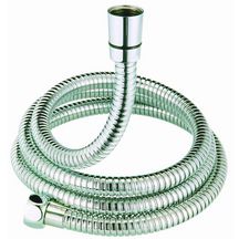 Flexible de douche Alterna Concerto 1,50m en laiton finition argent brillant double agrafage