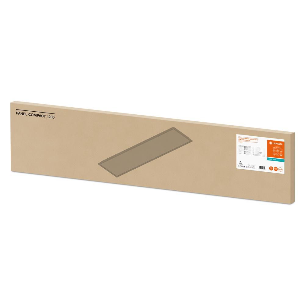 Panneau led 1200x300, cadre Alu blanc 33W, 3630lm, 110lm/W, 4000K réf: 4099854017209