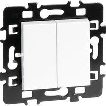 Interrupteur va-et-vient + poussoir esprit 61816