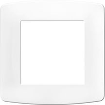 Plaque blanche 1 poste 61895