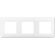 Plaque blanche 3p. ent71mm 61898