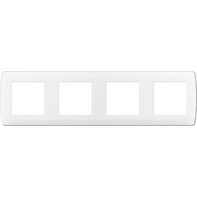 Plaque blanche 4p. ent71mm 61899