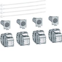 Connecteur RJ45 de chantier Cat 6A avec bague - Uniformatic