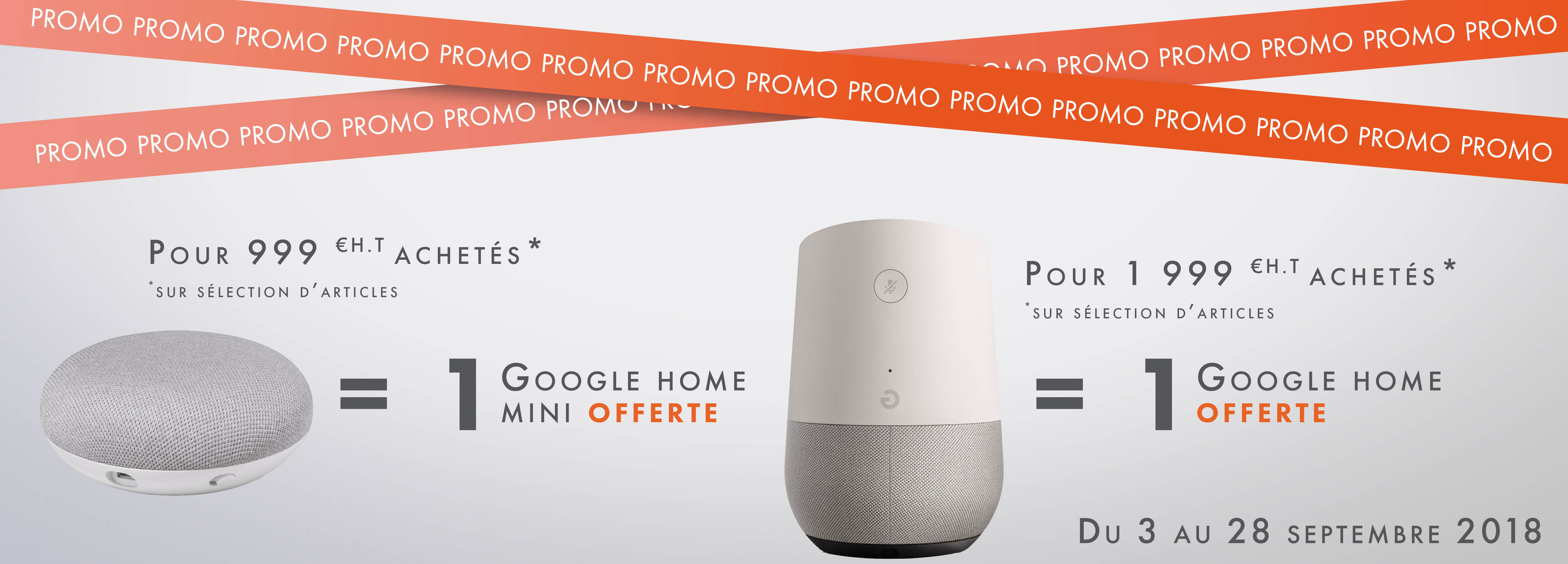 Offre spéciale Google Home
